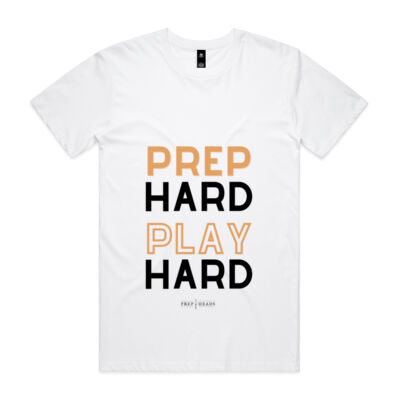 Prep Hard White Tee Thumbnail
