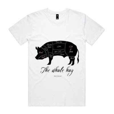 The Whole Hog White Tee Thumbnail