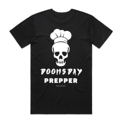 Doomsday Prepper Black Tee Thumbnail
